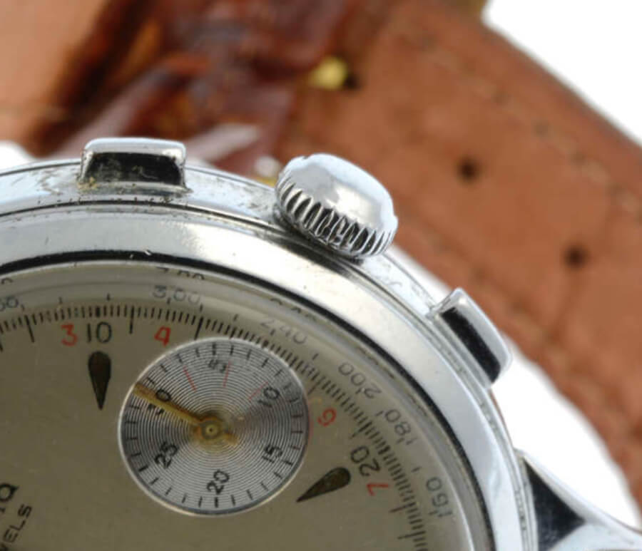 Protona - a stainless steel Microphone Spy "Watch" Recorder formed as a chronograph wrist watch