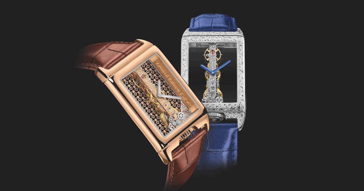 Corum Golden Bridge Rectangle 40th Anniversary In 18k White Gold and 18k Rose Gold (Pictures and Specifications)