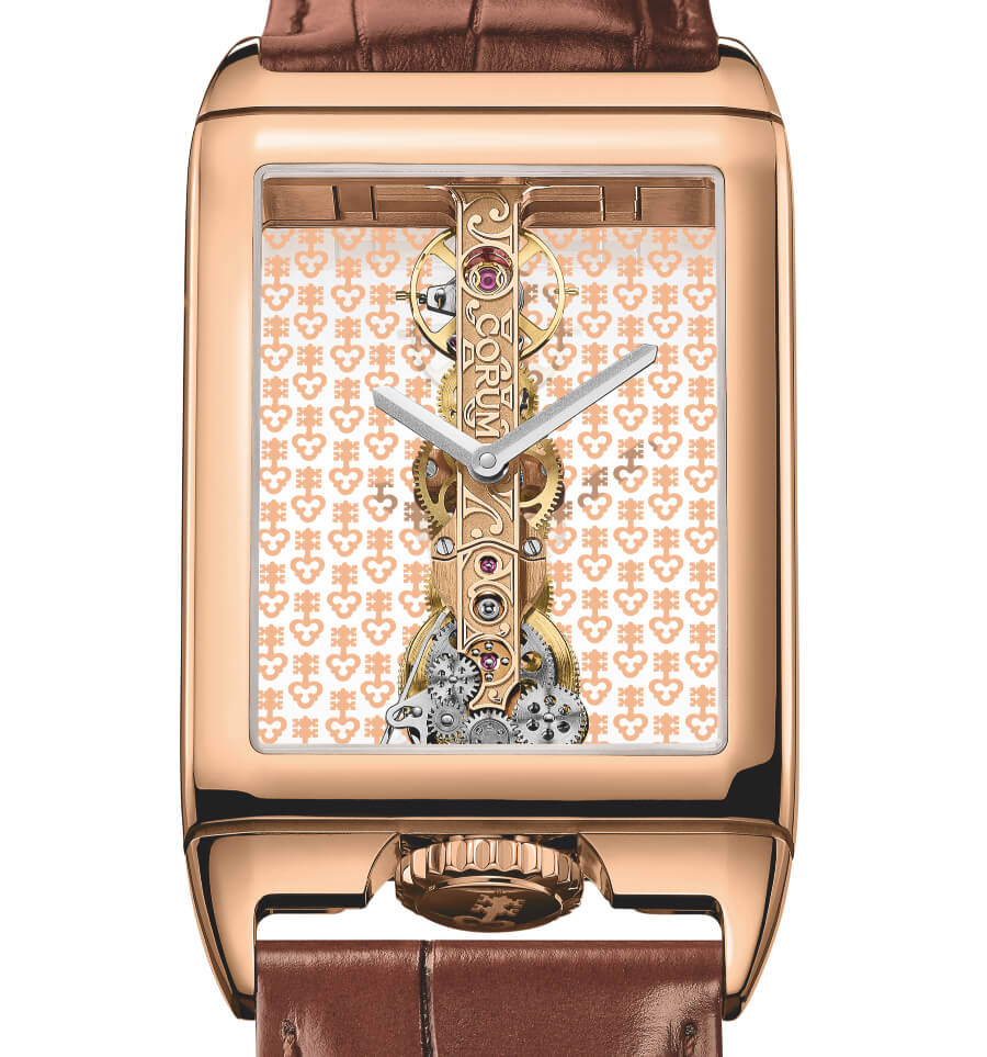 The New Golden Bridge Rectangle 40th Anniversary in 18k rose gold