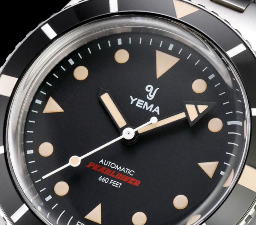 Vintage Yema Pearldiver Watch