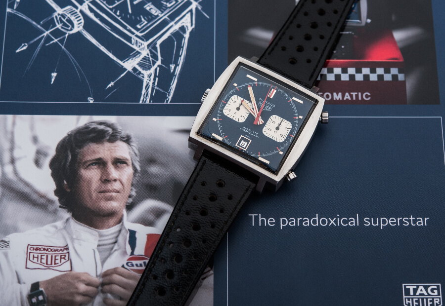 Heuer Monaco worn by Steve McQueen