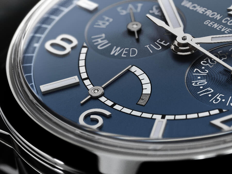 Vacheron Constantin Fiftysix Day-Date Petrol Blue Dial Ref. 4400E/000A-B943 Dial