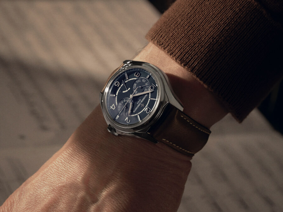 Review Vacheron Constantin Fiftysix Day-Date Petrol Blue Dial