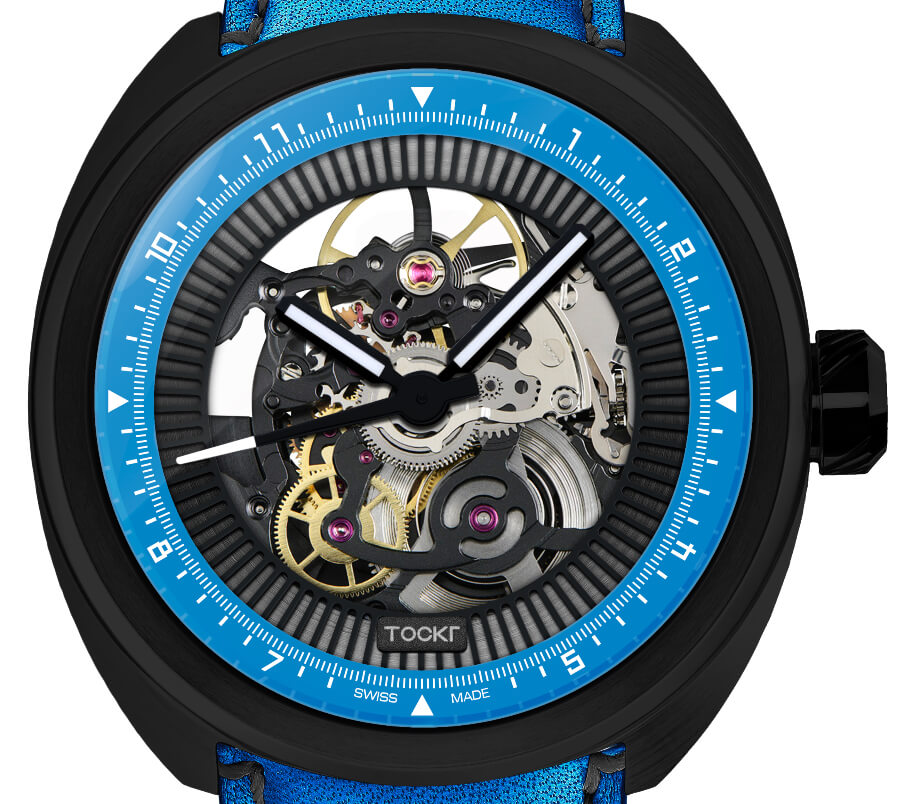 Tockr C-47 Skeleton Automatic "Hugo" Blue Dial