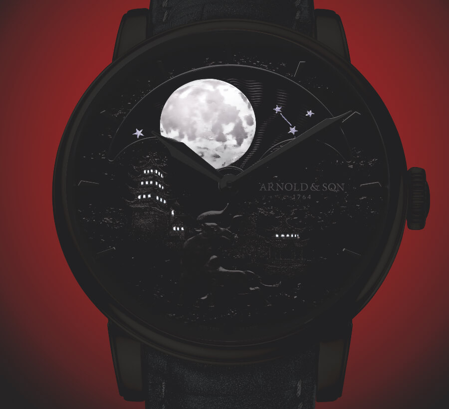 Arnold & Son Perpetual Moon “Year of the Ox” Super Luminova