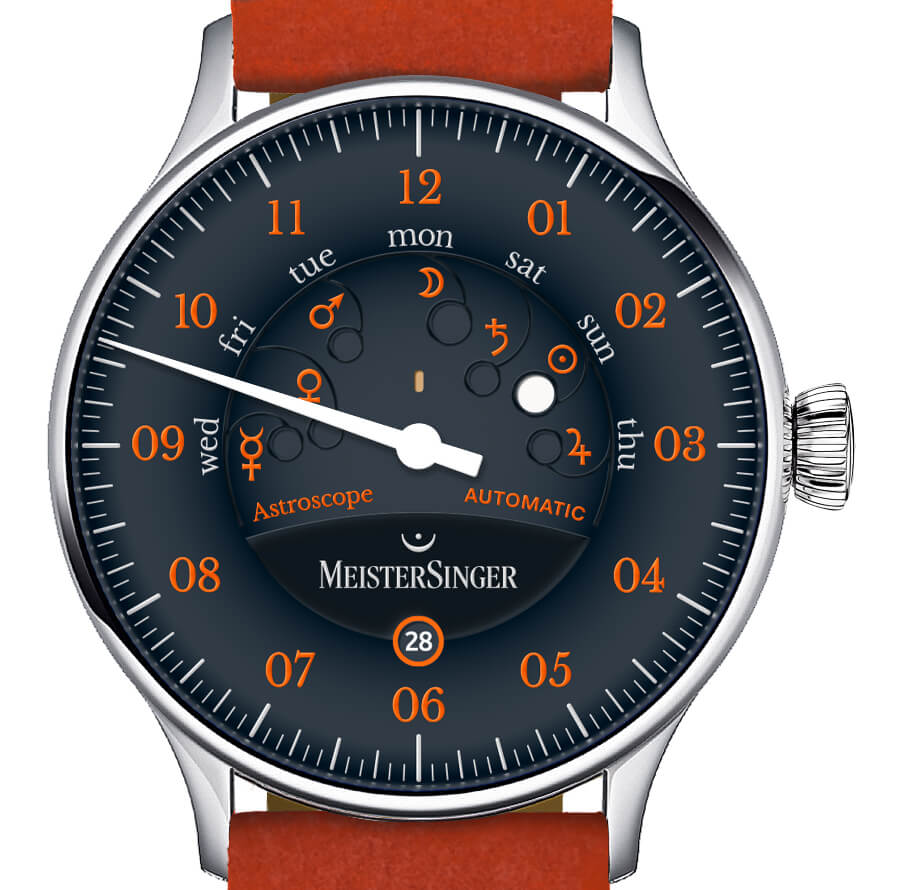 Men Watches MeisterSinger Astroscope Edition 20th Anniversary