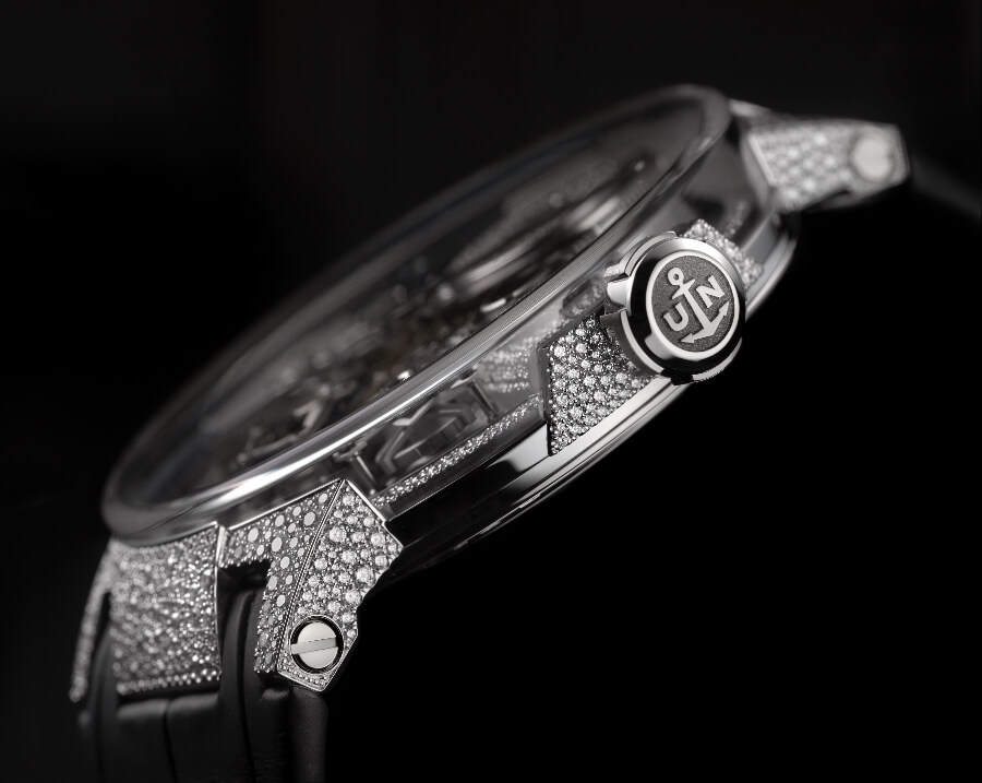 Ulysse Nardin Sparkling Free Wheel Crown