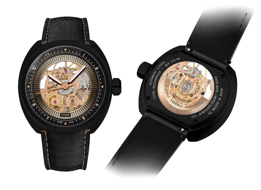 Review Tockr C-47 Dark Spirit Skeleton Watch