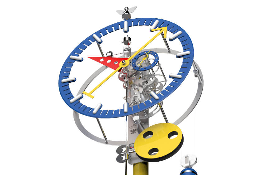 Lebru X Silberstein “Kontwaz Bauhaus 2” Clock