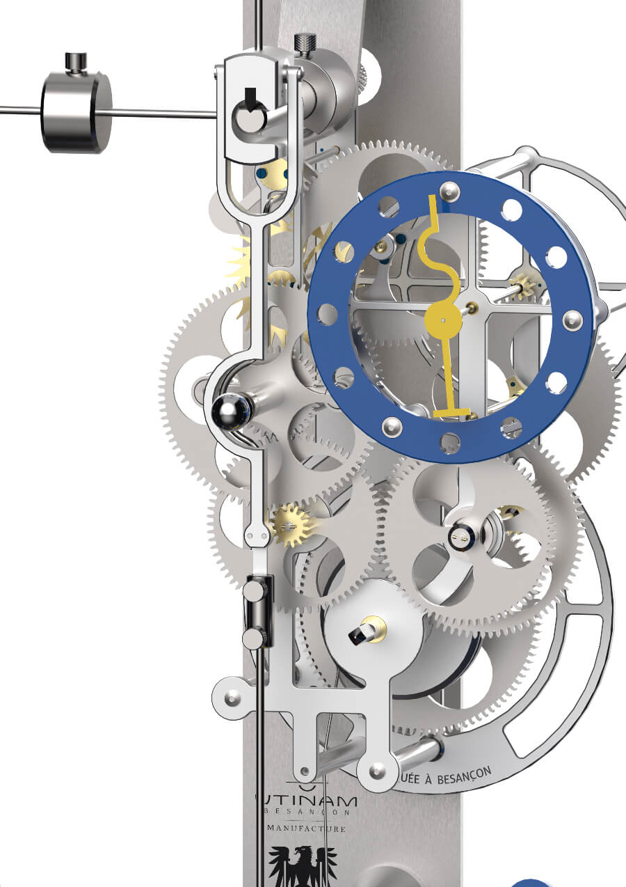 Lebru X Silberstein “Kontwaz Bauhaus 2” Clock movement