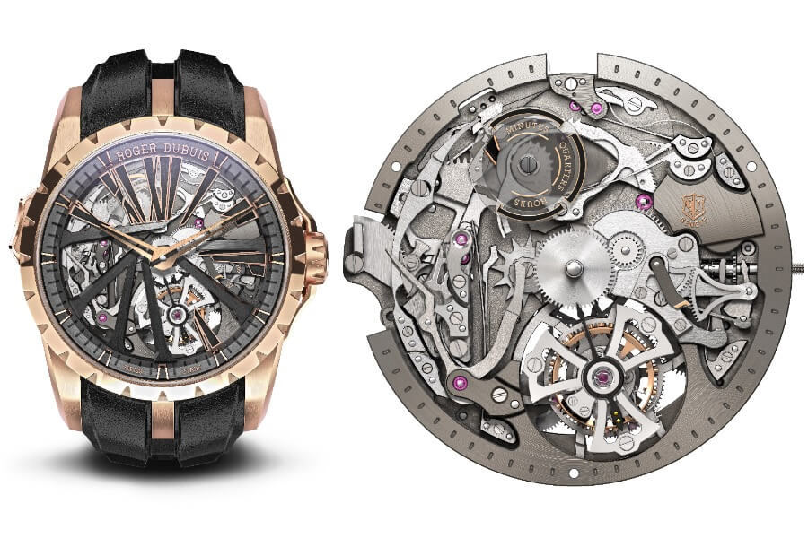 Roger Dubuis Excalibur Diabolus In Machina RDDBEX0840 In pink gold