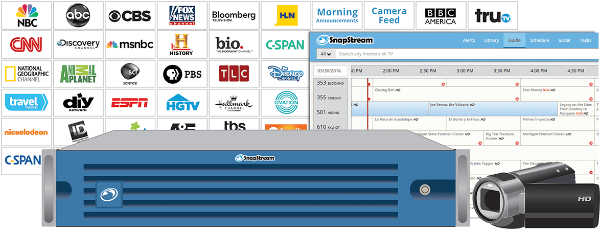SnapStream Edu TV and announcements to the classroom