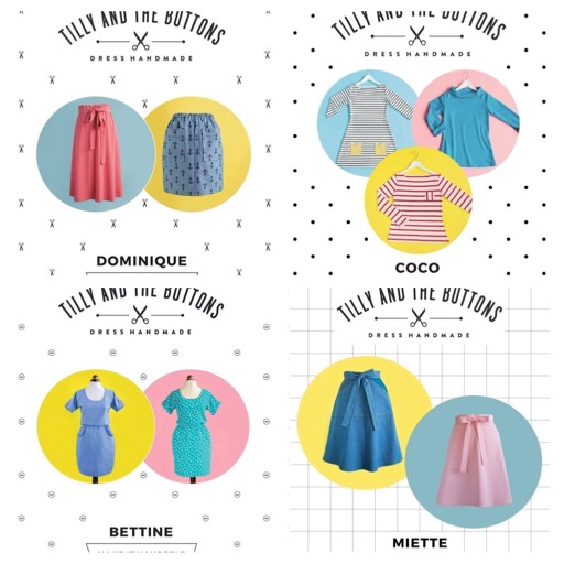 Tilly and the Buttons modern and easy to use sewing patterns 'for a
