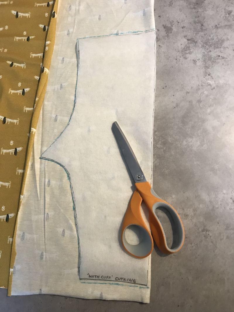 Stitching with Jersey the 'no pattern' pattern!