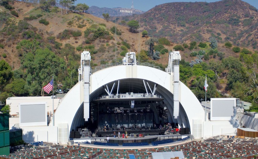 seated view of the hollywood bowl