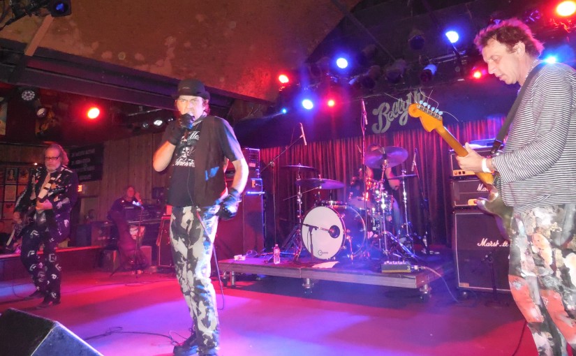 band performing