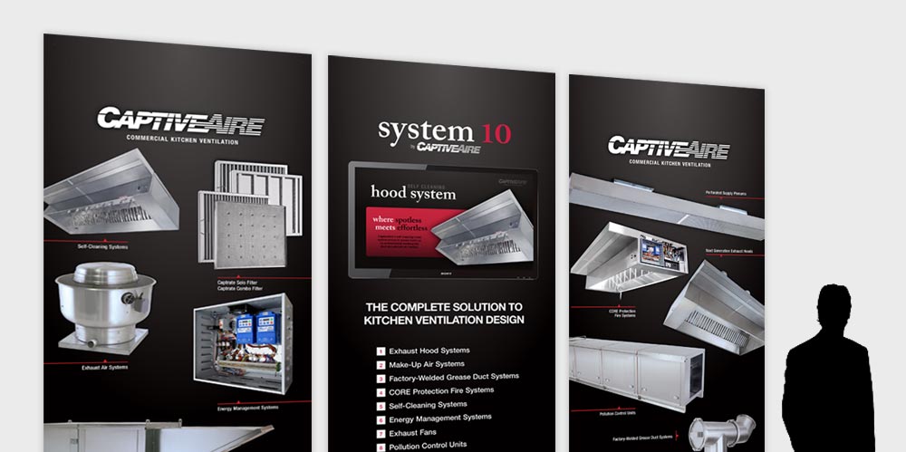 CaptiveAire tradeshow booth design