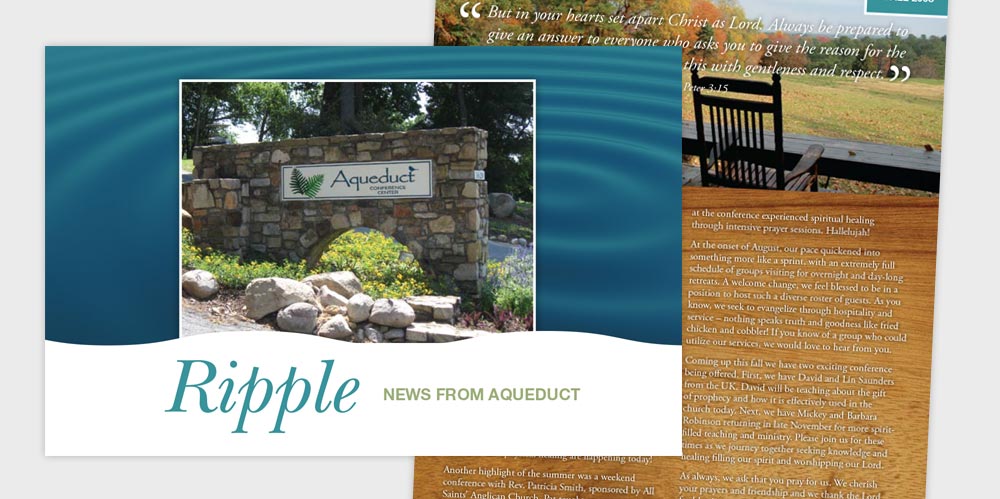 Aqueduct "Ripple" newsletter