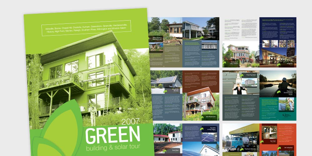 NC Solar Tour magazine design
