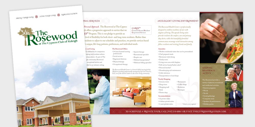 Rosewood brochure design