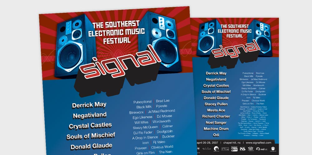 SignalFest poster design