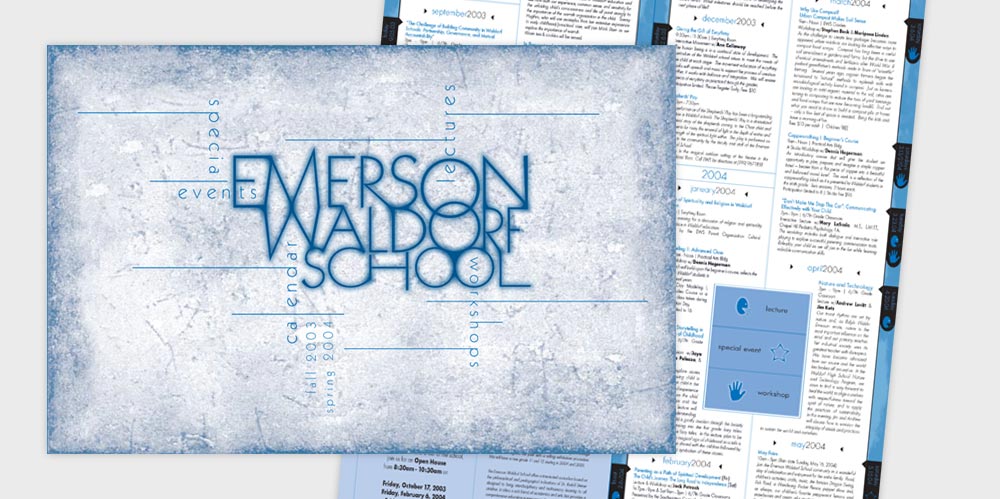 Emerson Waldorf School mailer design