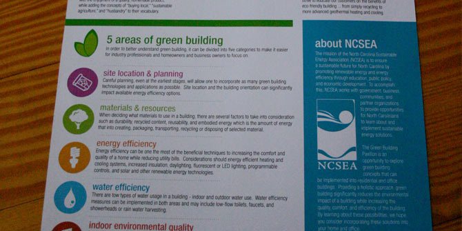 Green Building handout design
