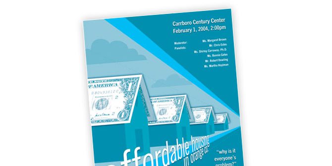 Affordable Housing poster design