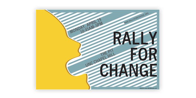 Rally for Change poster