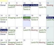 business calendar