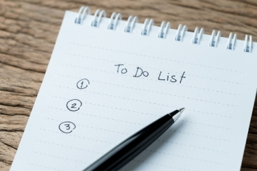 To Do List with a pen