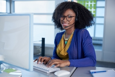 Real Customer service person