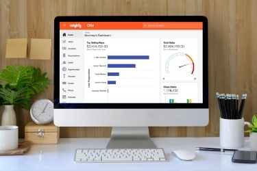 Insightly Dashboard in a desktop