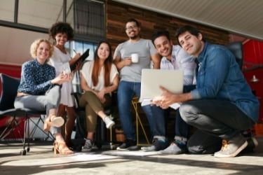 Small digital marketing team
