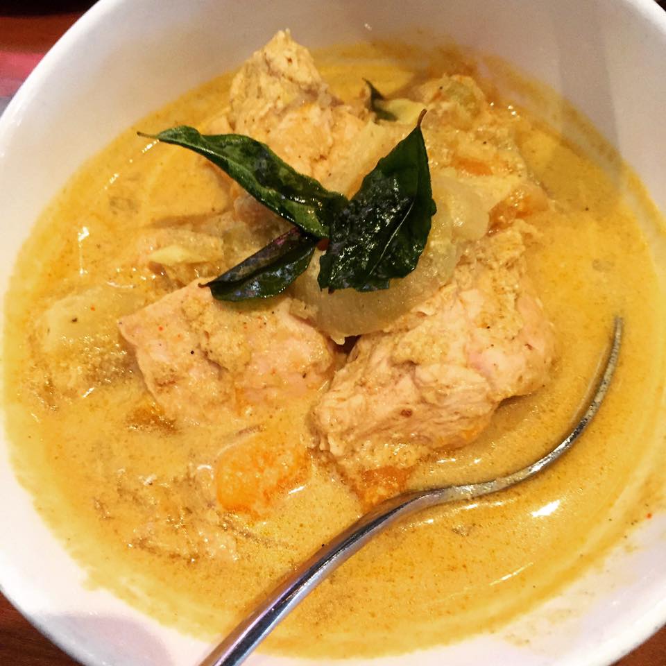 Kerala Chicen Curry - butternut squash, potato, served with basmati rice