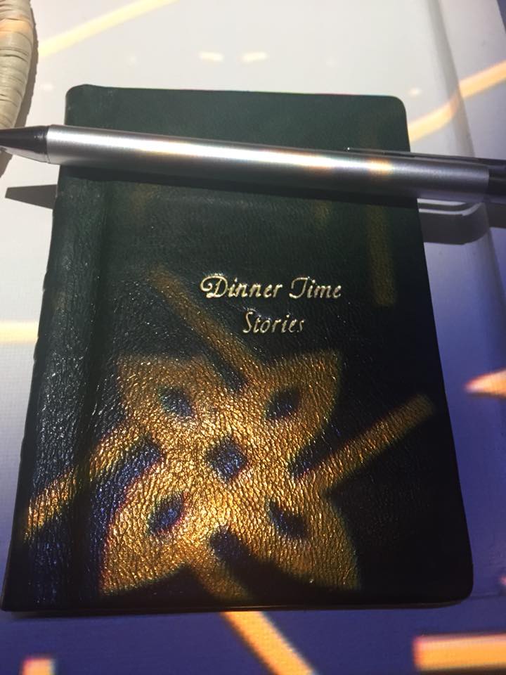 Book to read and take notes about the meal
