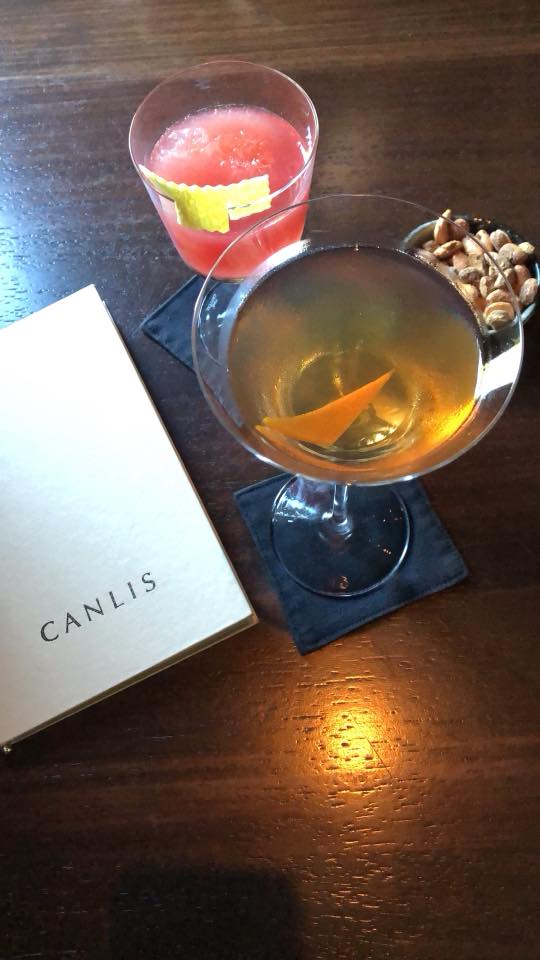 Pre-dinner Cocktails at Canlis