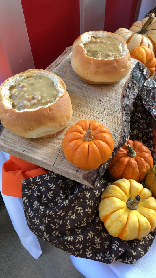 White Bean Chili in Bread Bowls from Dollywood
