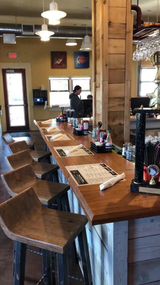 interior shot of bar at The Ruby Slipper