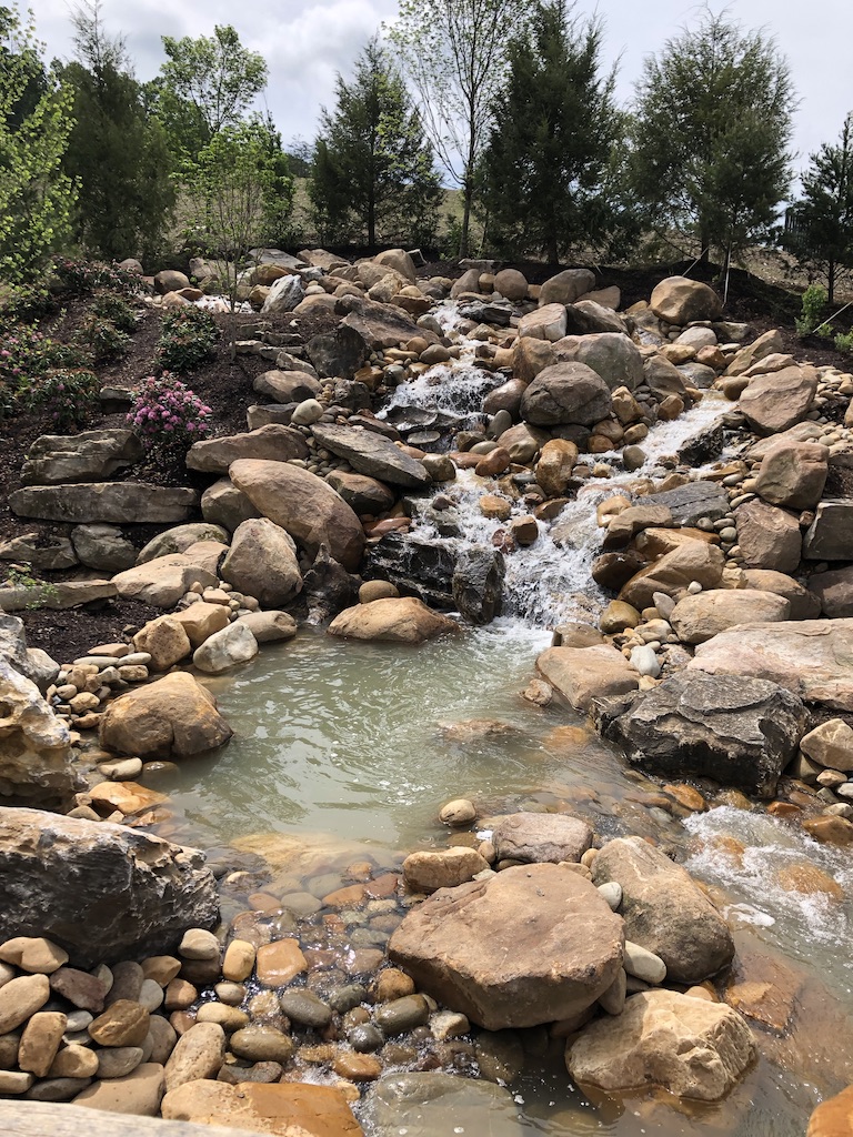 beautiful landscaping in Wildwood Grove at Dollywood