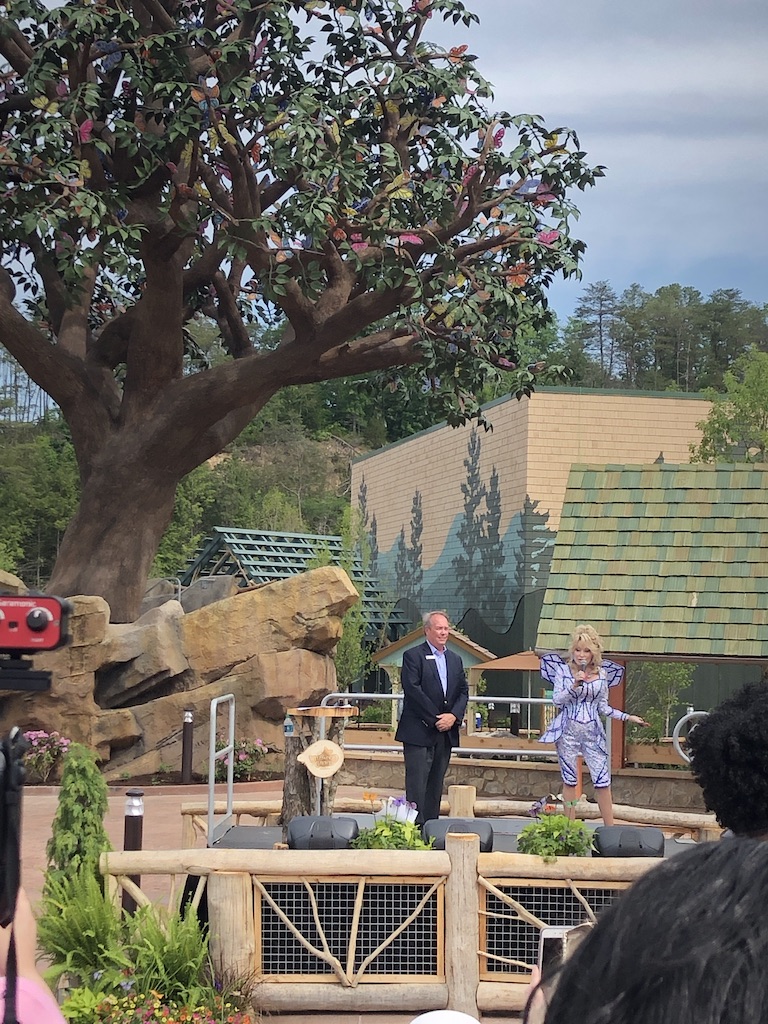 Dolly Parton opening up Wildwood Grove at Dollywood