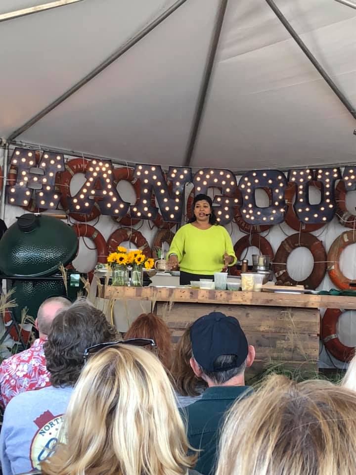 Aarti Sequeira cooking demo