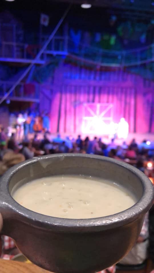 cup of creamy soup
