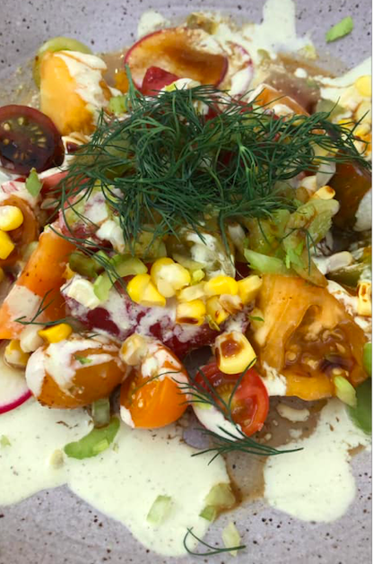 tomato salad at Lockeland Table