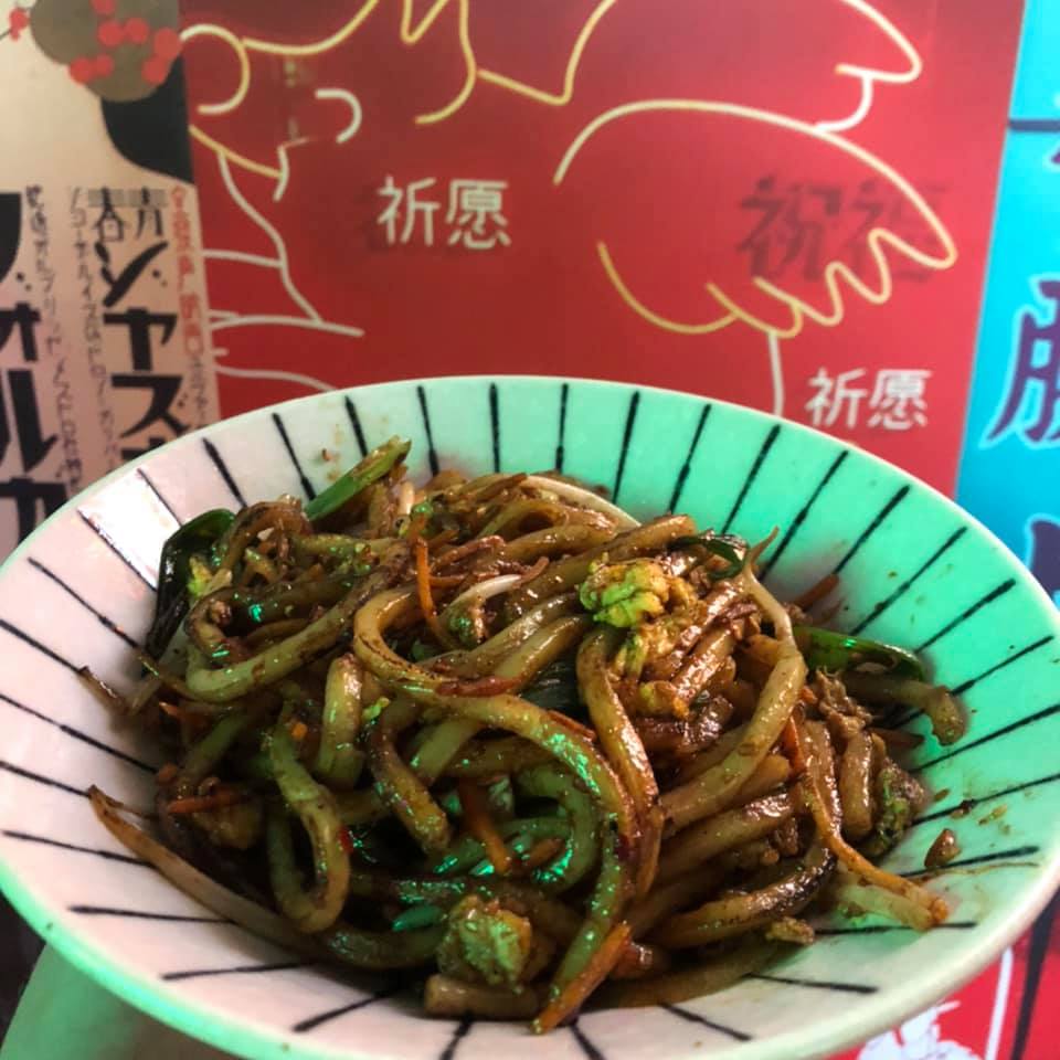 Yaki Udon at Hawkers in East Nashville