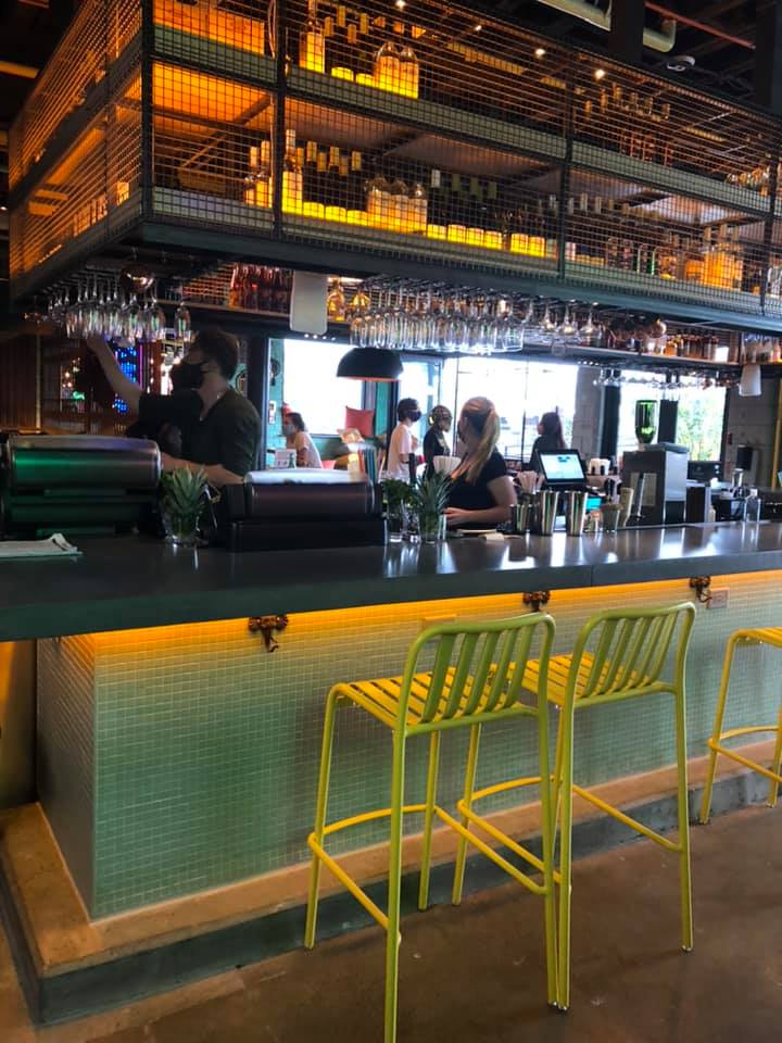 bar area at Hawkers in East Nashville