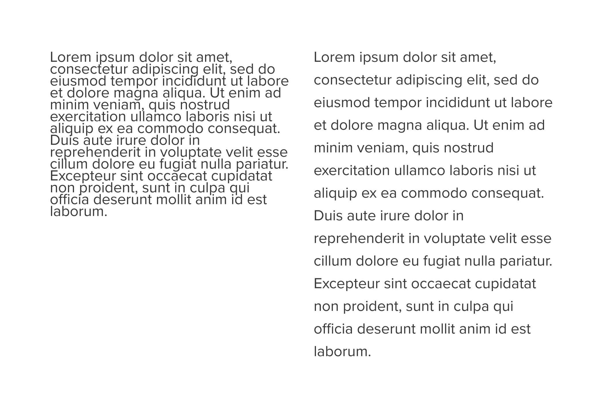 Example of font line-height