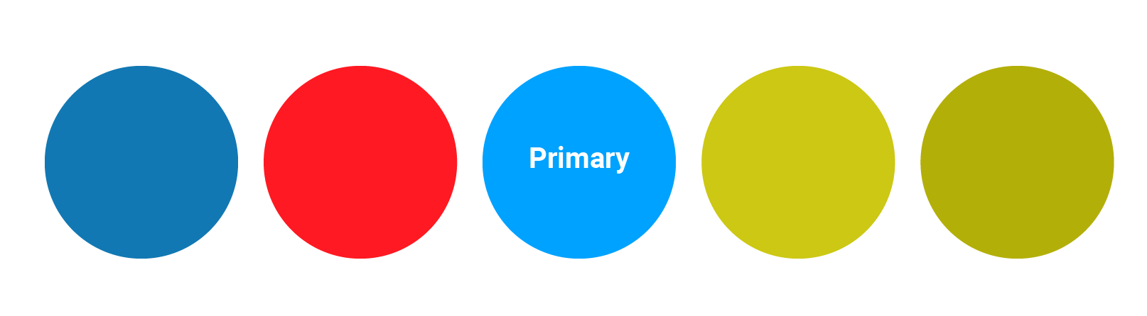 Triadic color palette