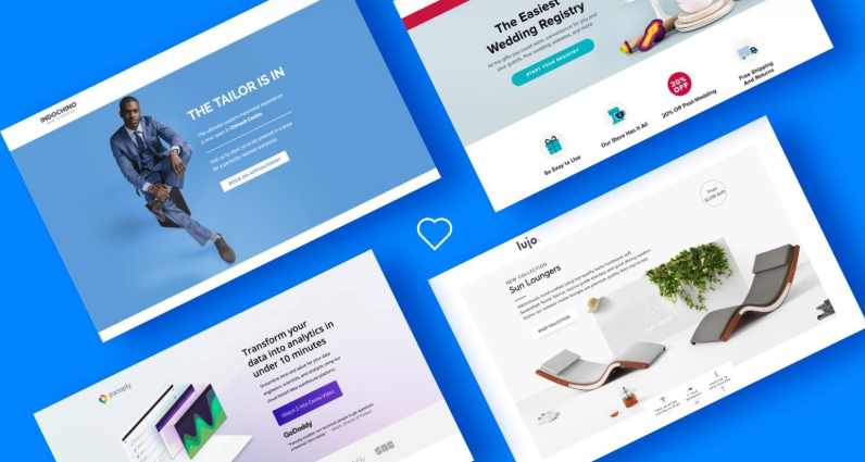 Optimized landing pages