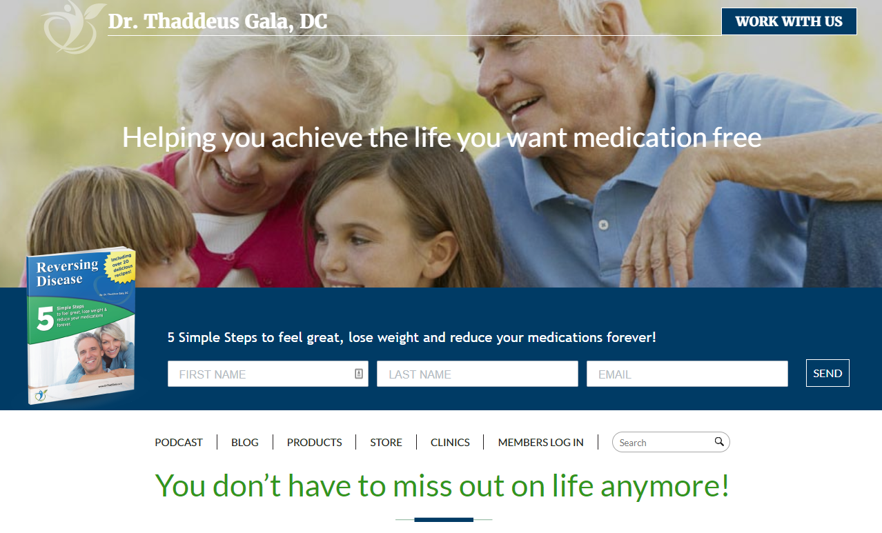 Dr Gala Website Example